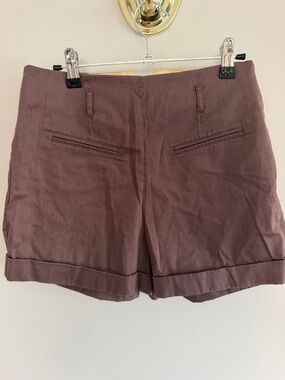Classic High-Rise Brown Women’s Shorts